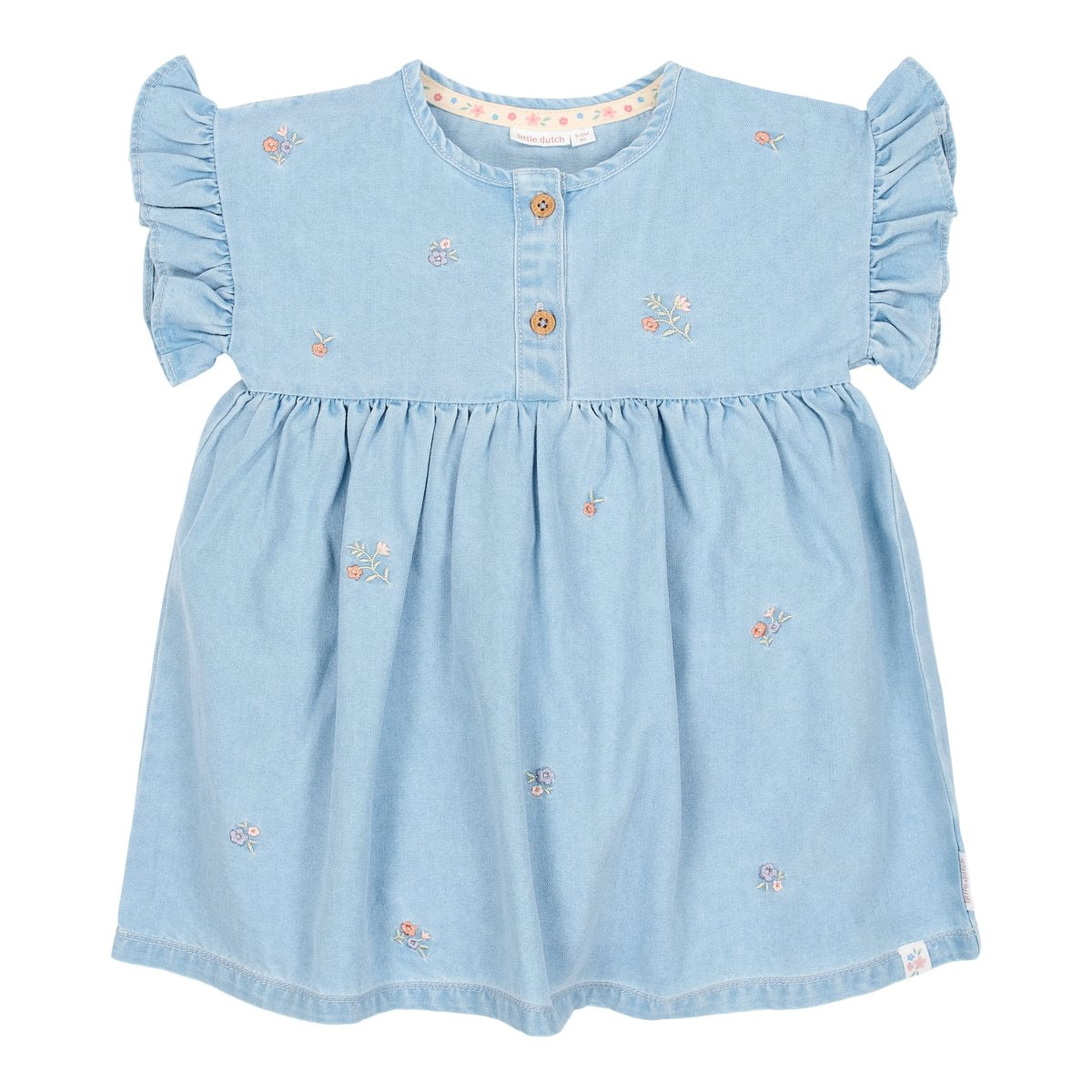 Short Sleeve Dress | Denim