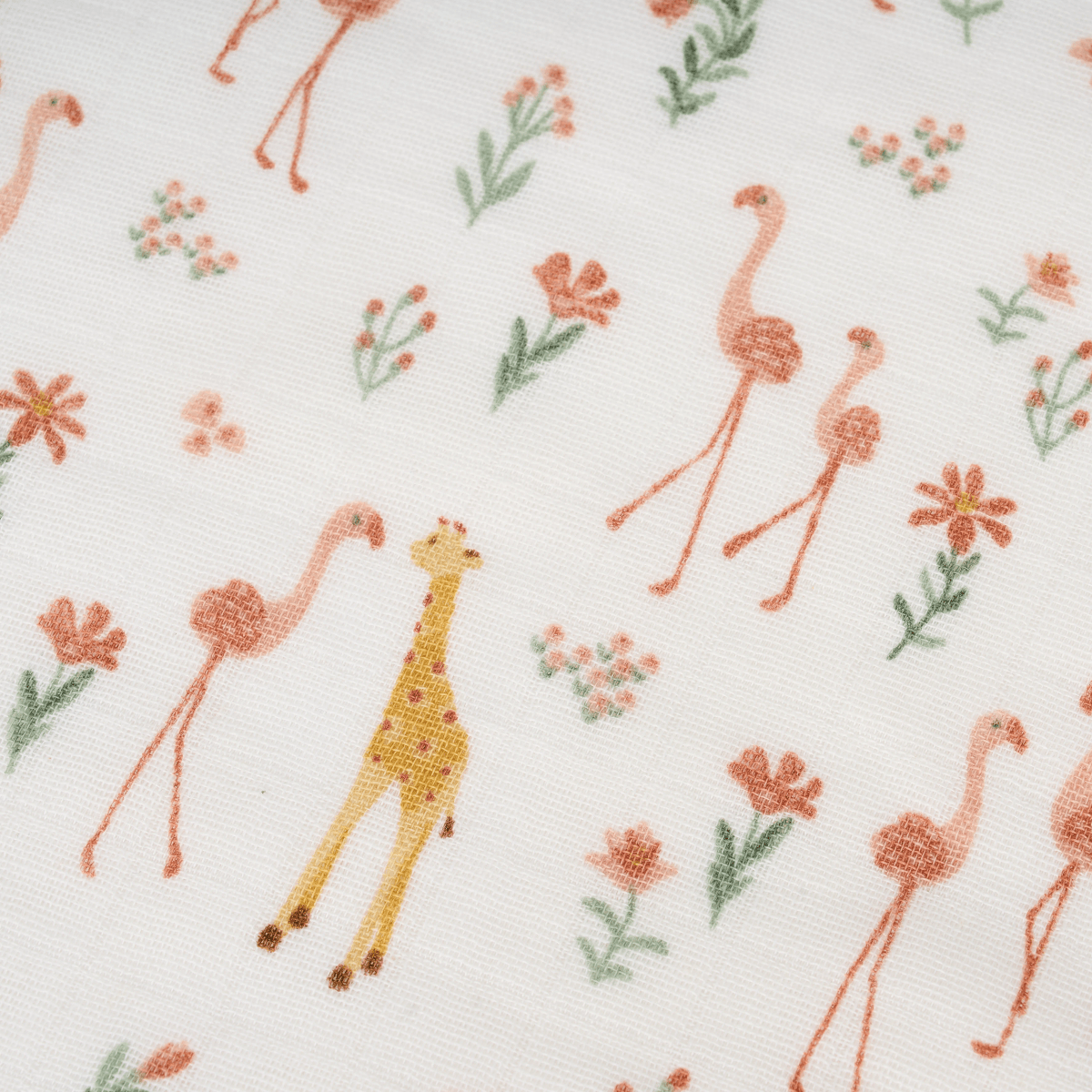 Fitted Bassinet Sheet | Blooming Safari