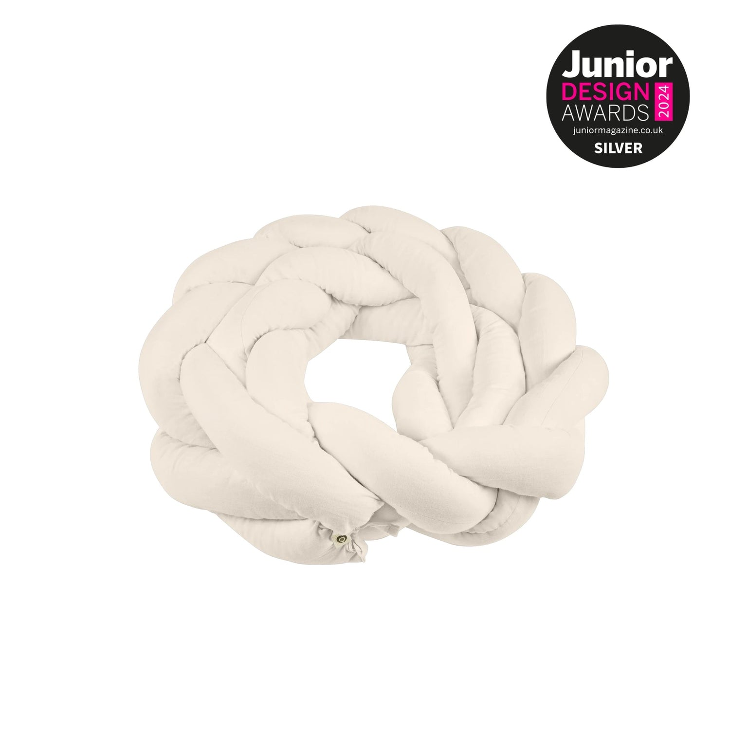 Maia Muslin Braided Pillow