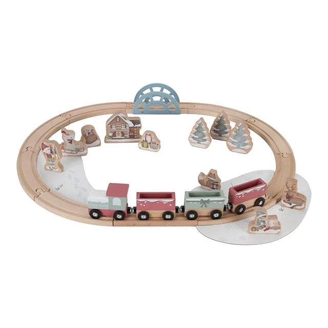 Wooden train track Christmas FSC
