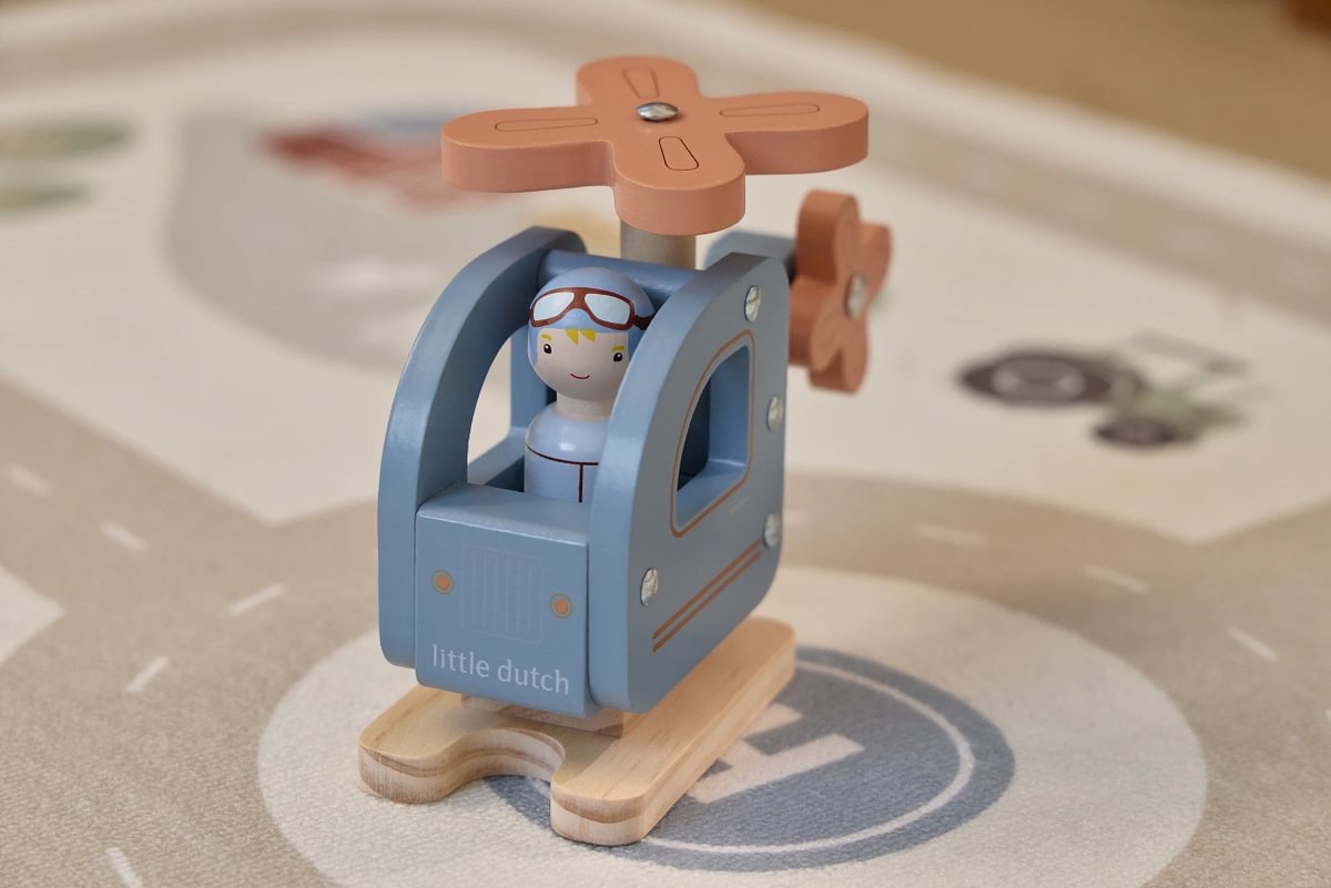 Wooden Helicopter FSC