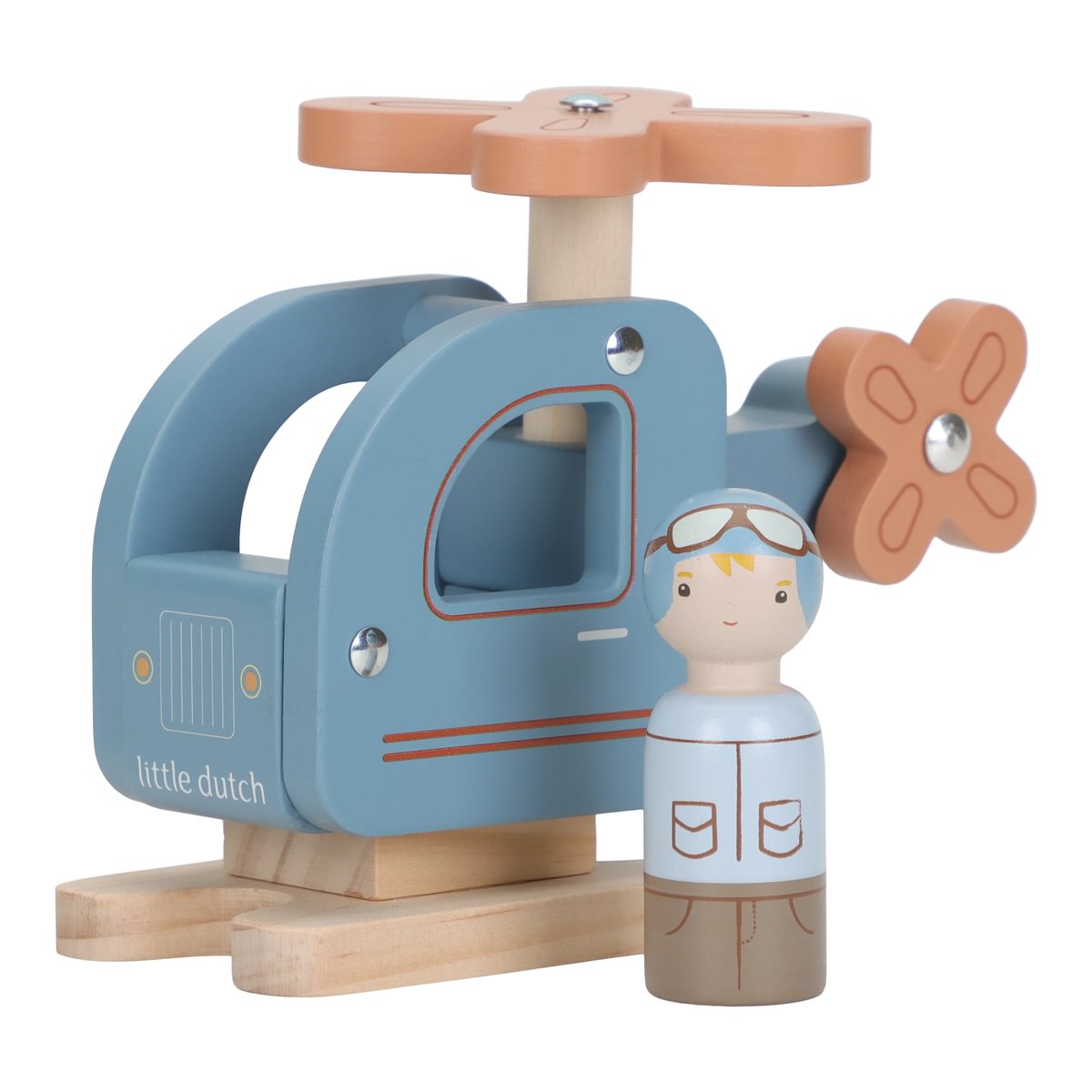 Wooden Helicopter FSC
