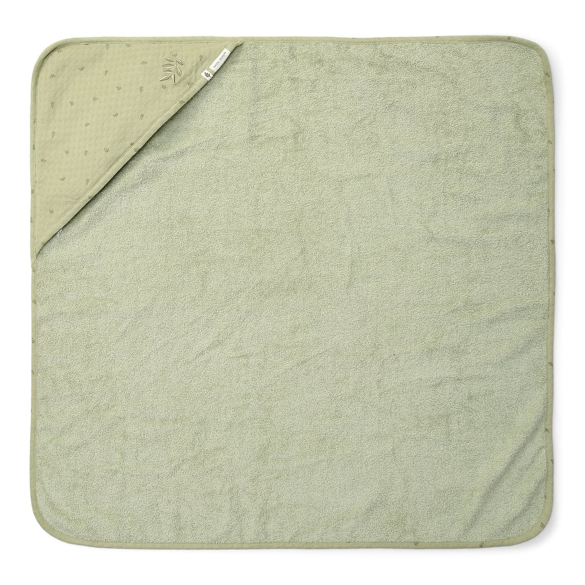 Hooded Towel 100 x 100cm | Pure Sage