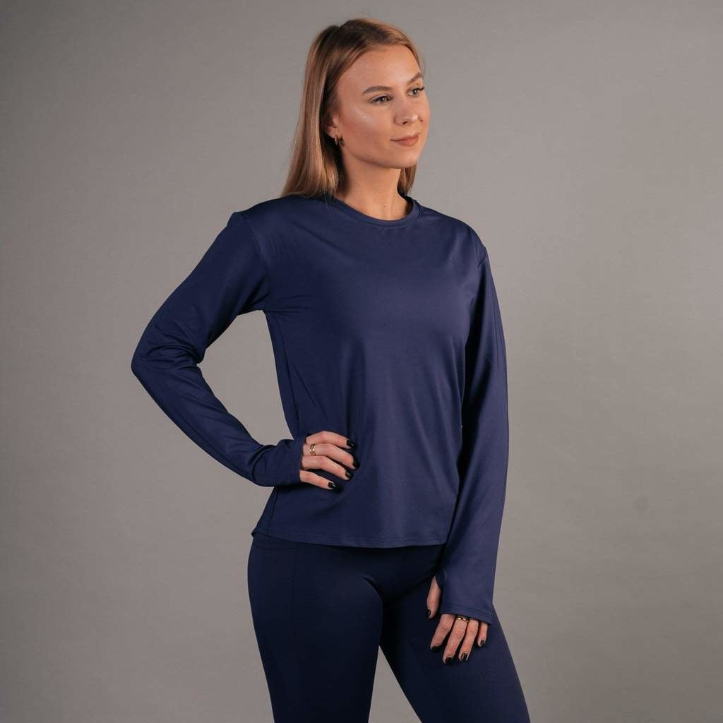 Essential Long Sleeve - Dark Blue