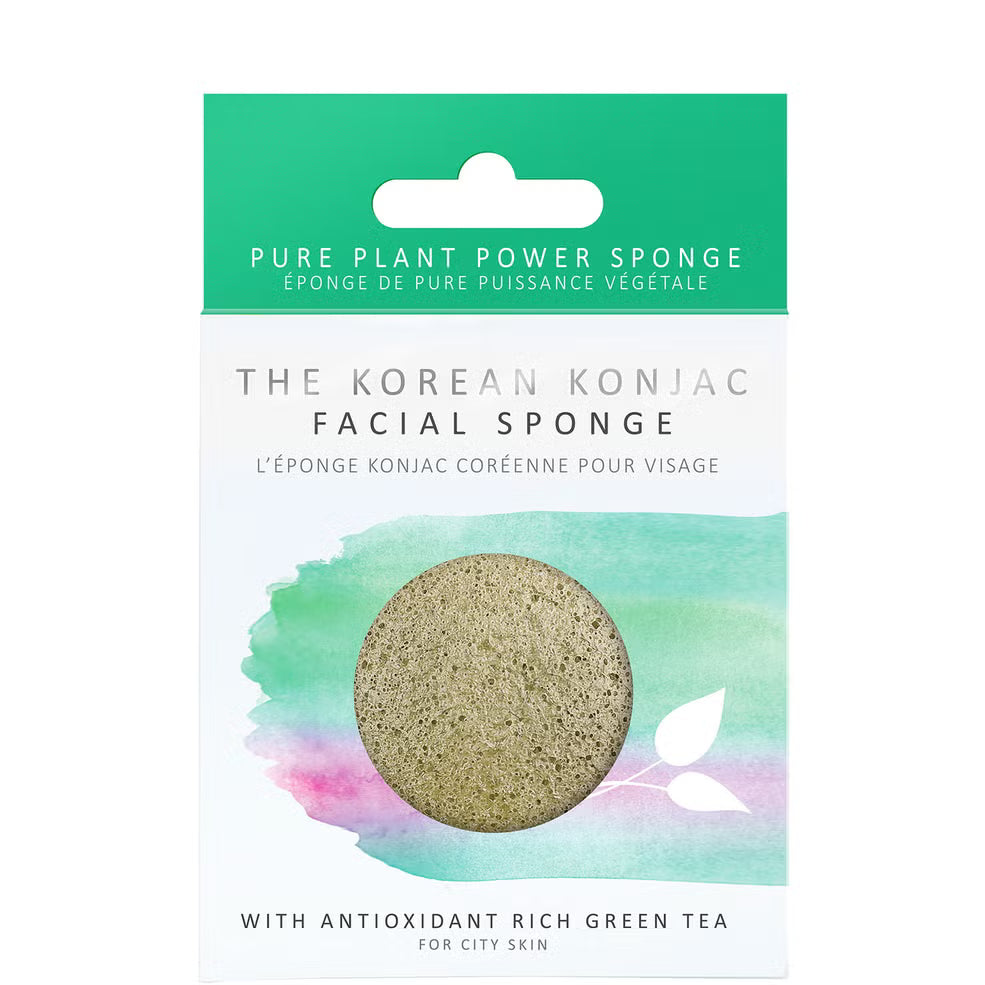 Konjac Facial Puff Sponge With Green Tea