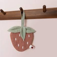 Pacifier cloth muslin Strawberry