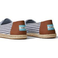 Men's Alpargata Rope Navy Chambray Stripes