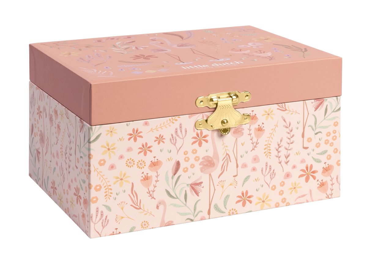 Jewellery Box with Music | Flamingo Safari Friends