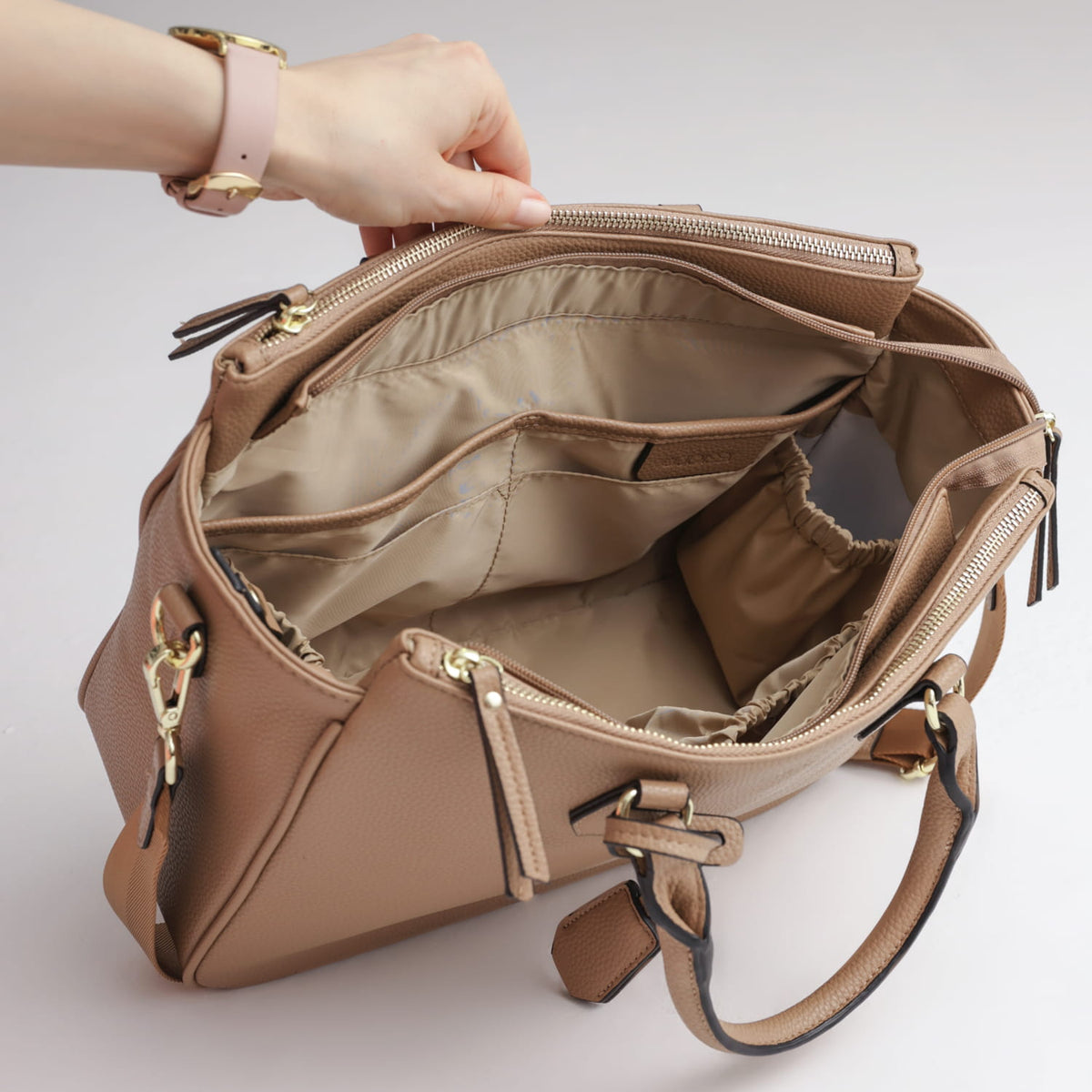 MILA Diaper Bag Beige