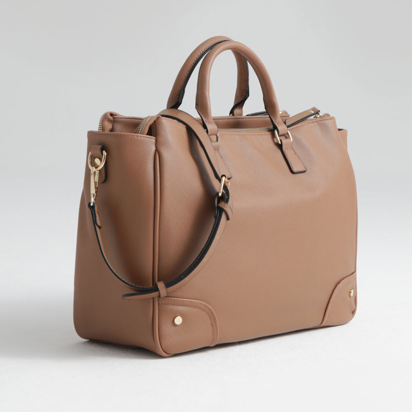 CARLA Camel Diaper Bag