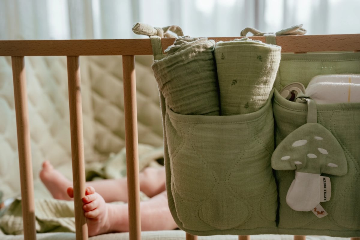 Muslin Swaddles 70 x 70 cm | Pure Sage