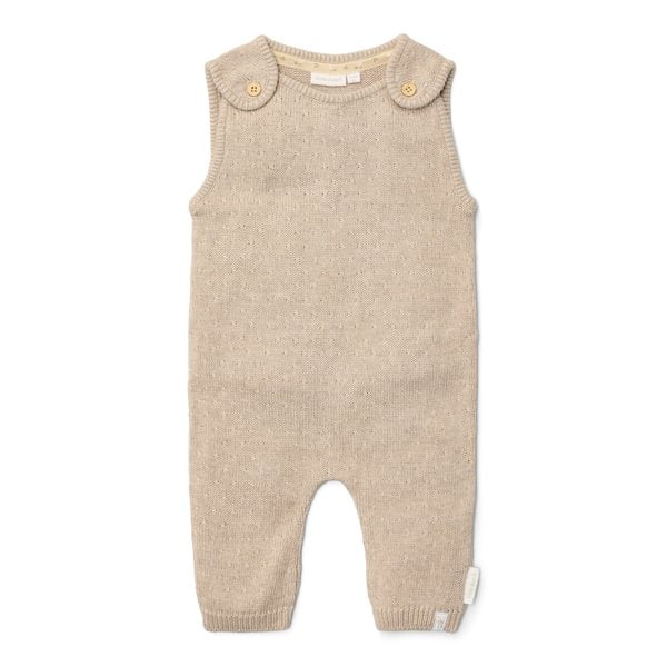 Knitted One-Piece Soft Beige | Newborn Naturals