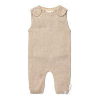 Knitted One-Piece Soft Beige | Newborn Naturals