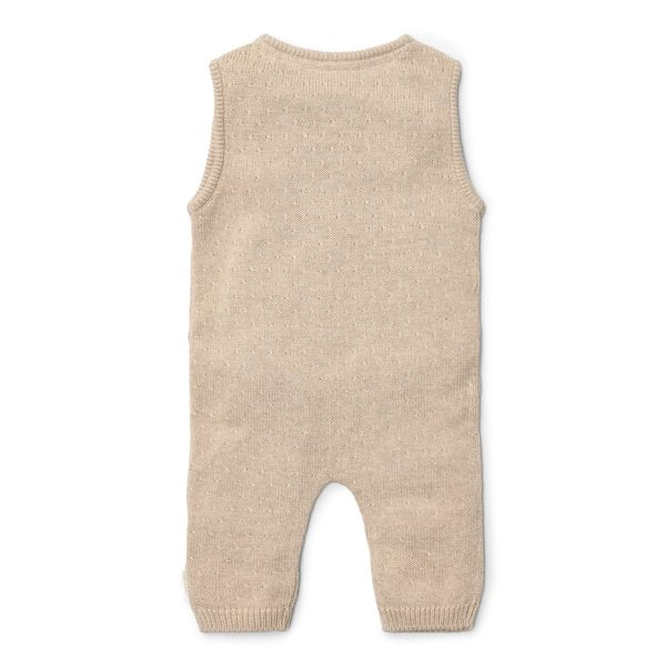 Knitted One-Piece Soft Beige | Newborn Naturals