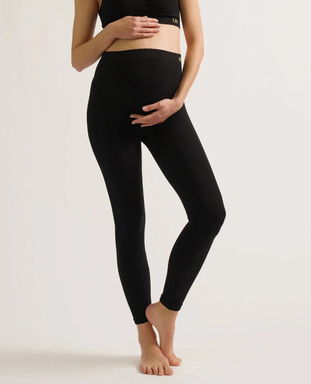 Zoe Maternity Leggings | Black