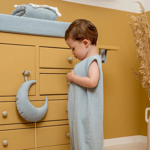 Changing Mat Cover | Pure Soft Blue