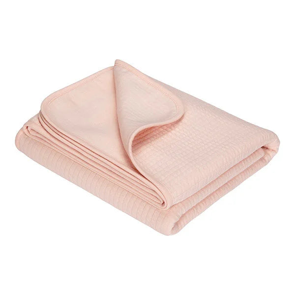 Cot summer blanket Pure Soft Pink
