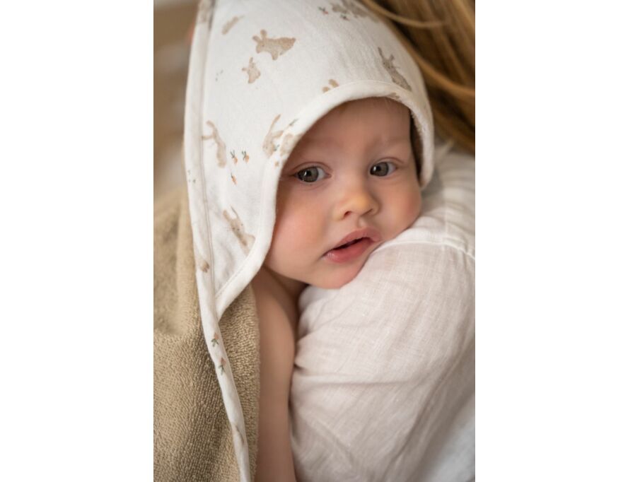 Hooded Towel Baby Bunny 75x75