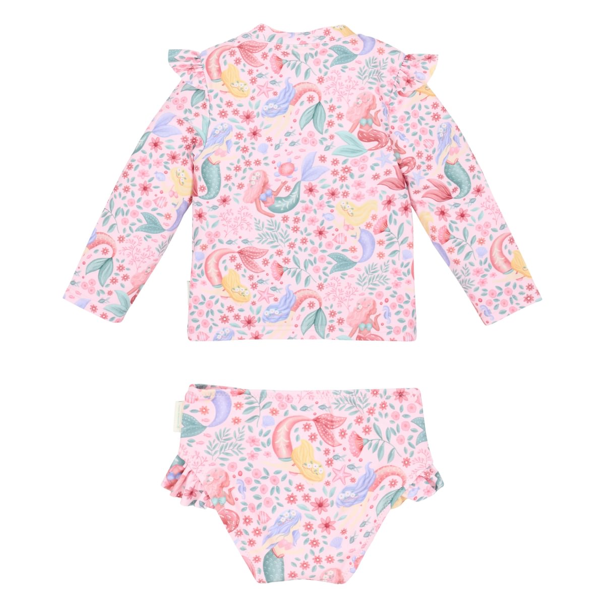 Long Sleeve Swim Shirt with Bottoms | Dreamy Mermaid