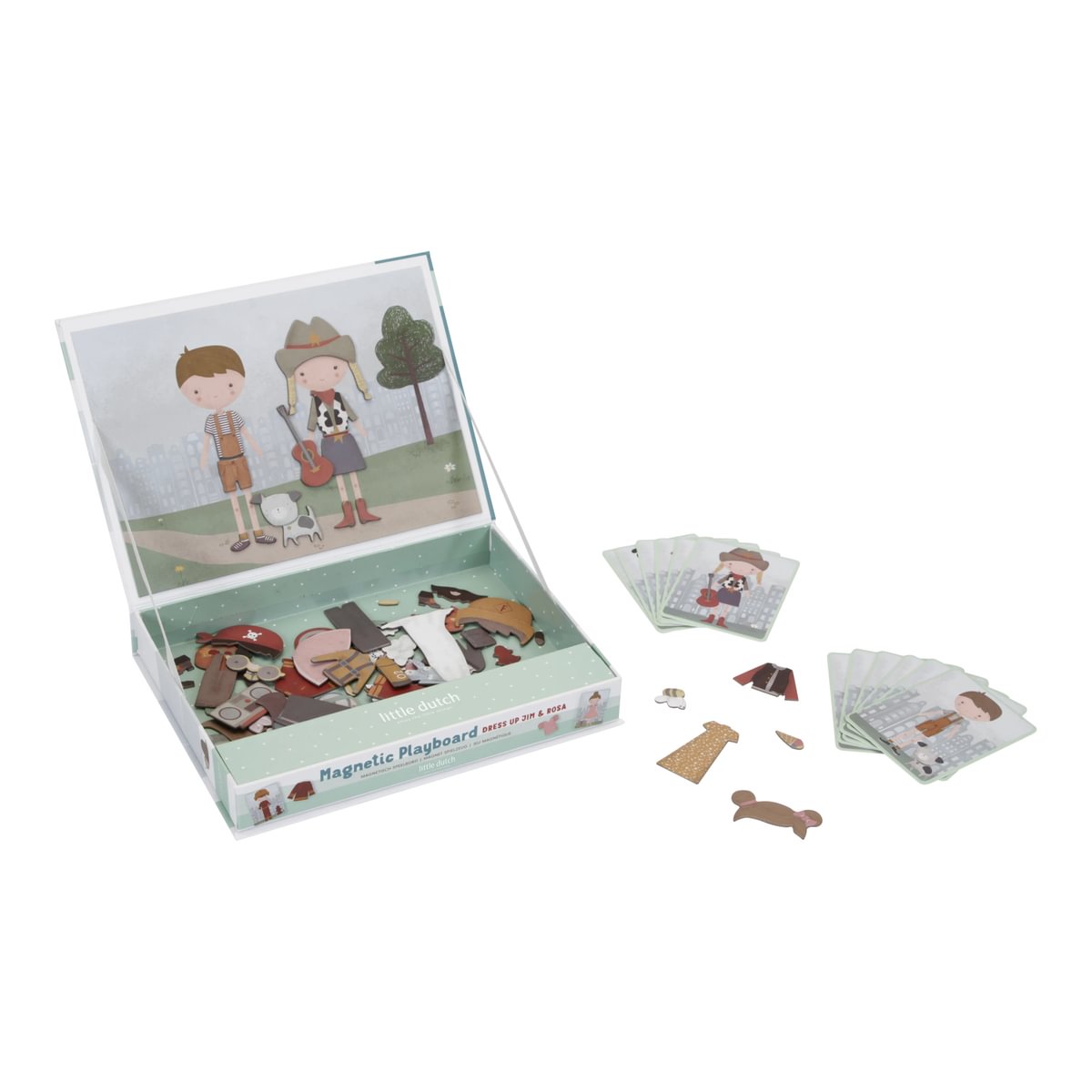Magnetic Playboard Jim & Rosa FSC