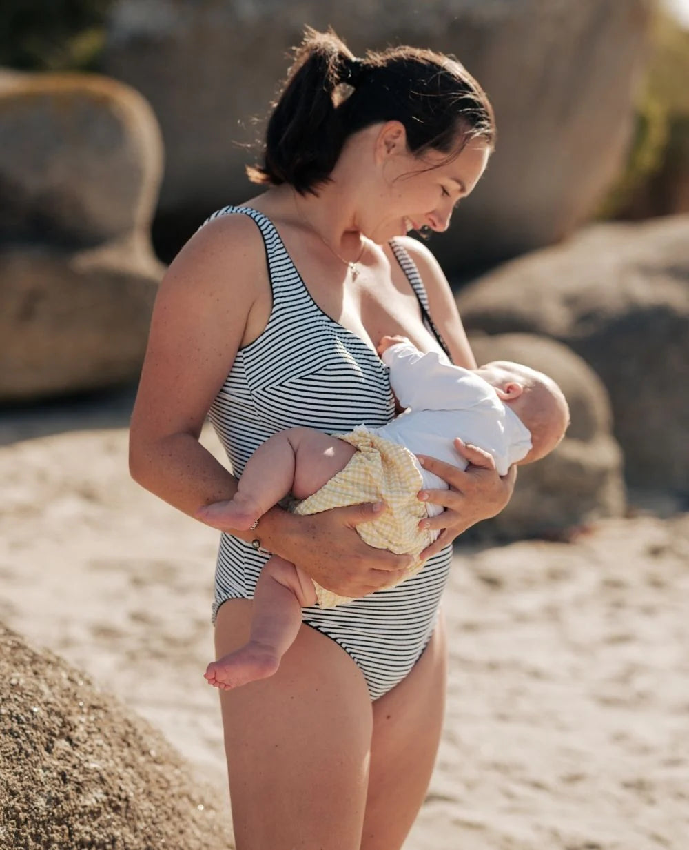 Maternity Swimsuit Dinard | White