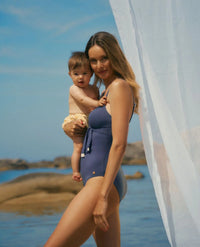 Maternity Swimsuit Manitoba - Indigo