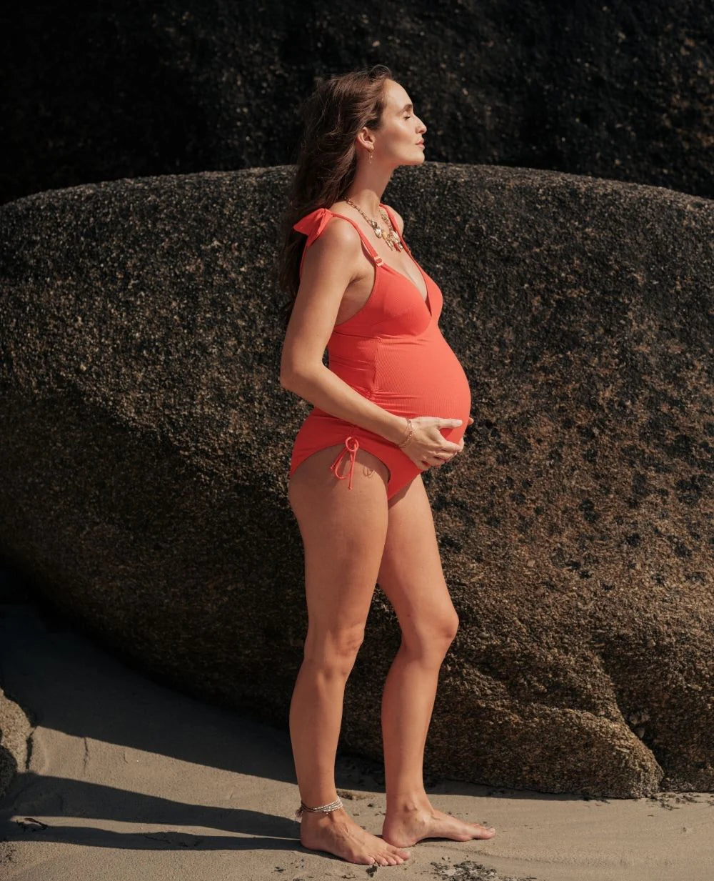 Maternity Swimsuit Porto Vecchio | Orange