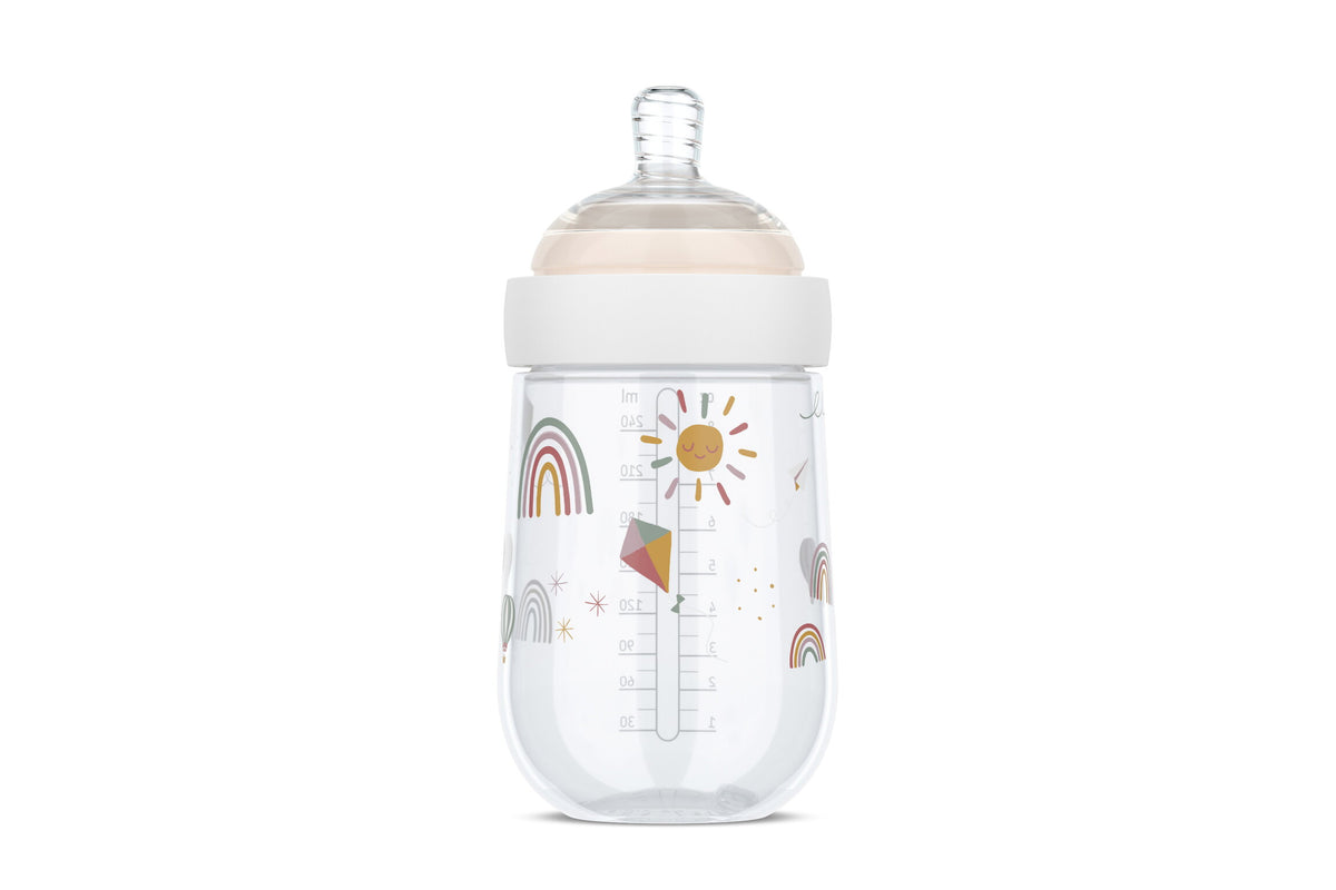 Baby Bottle Mepal Mio 240ml - Sunshine & Rainbow