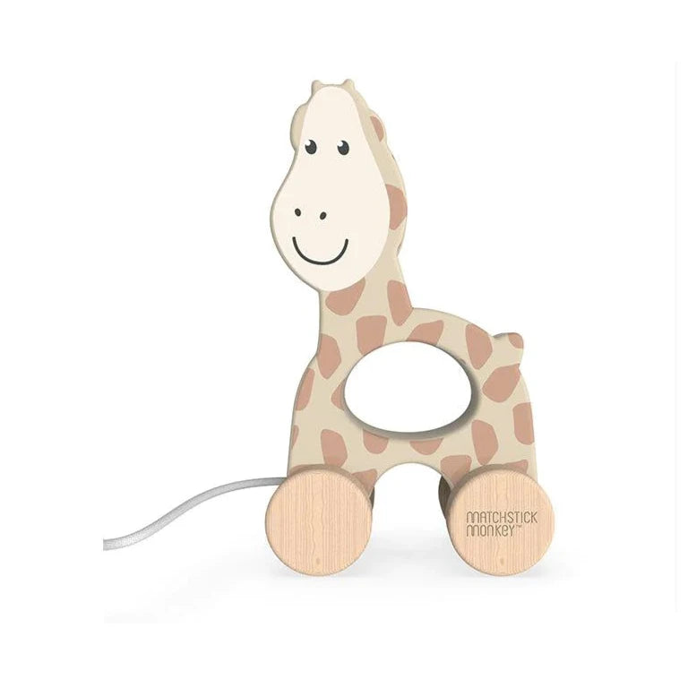 Matchstick Monkey Playtime Pull Along - Giraffe Gigi