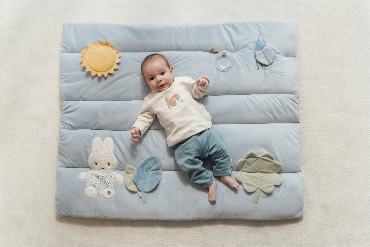 Miffy x Little Dutch Playpen Mat - Lucky Leaves GRS