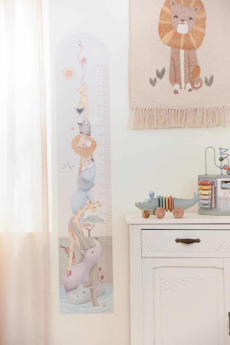 Growth Chart Wall Decal | Safari