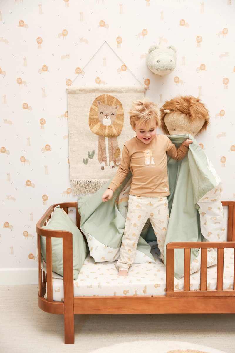 Two-Piece Pyjamas Soft Tan Lion