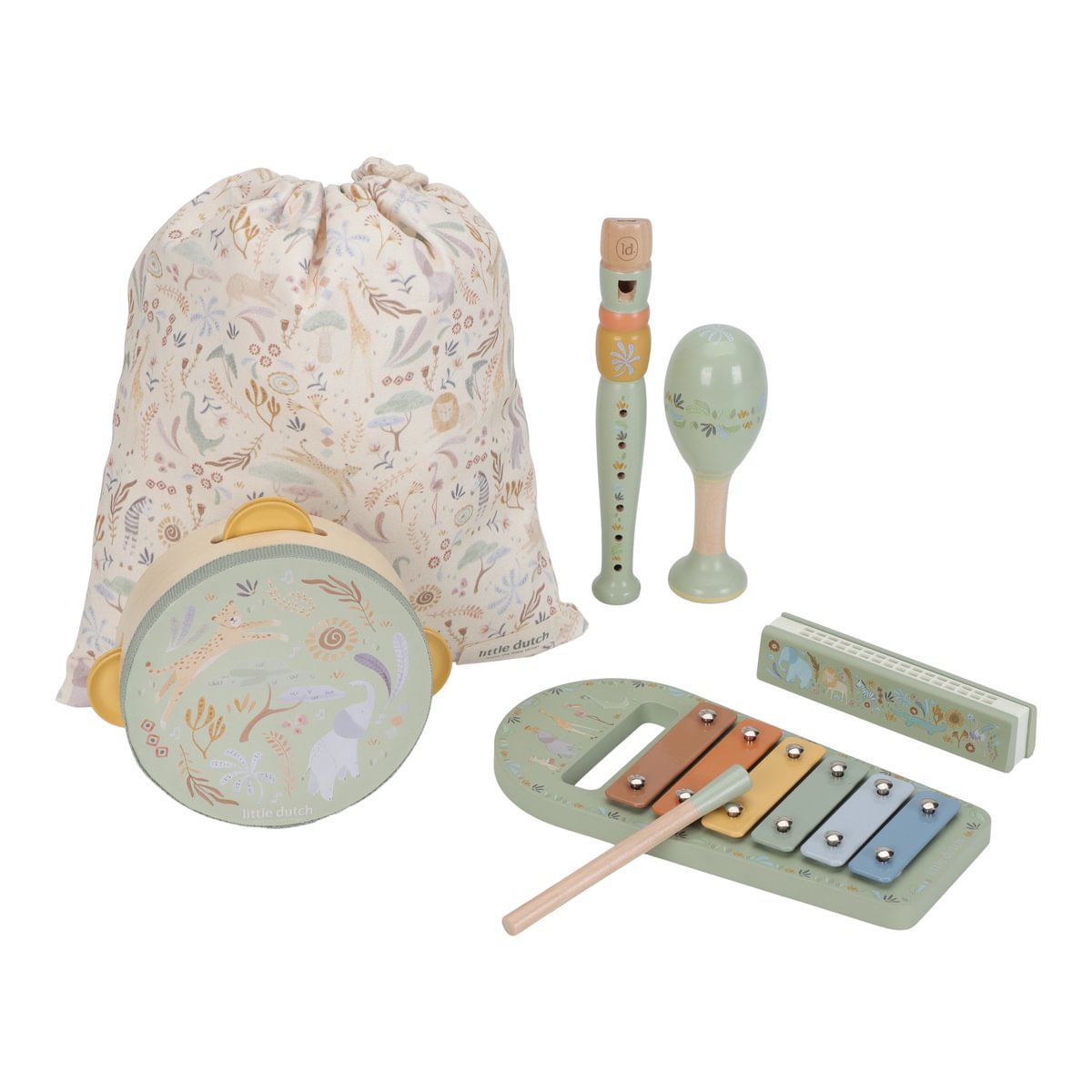 Music Set Green FSC | Safari Friends