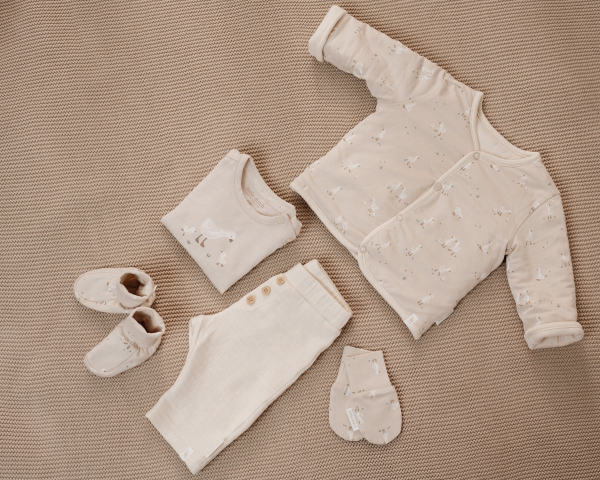 Reversible Cardigan Little Goose | Newborn Naturals