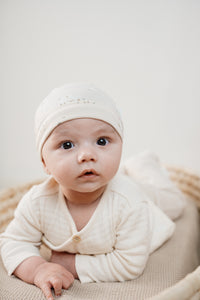 T-Shirt Wrap Long Sleeve Creme | Newborn Naturals