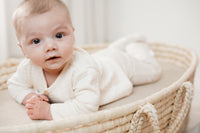 T-Shirt Wrap Long Sleeve Creme | Newborn Naturals