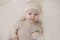 Knitted One-Piece Soft Beige | Newborn Naturals