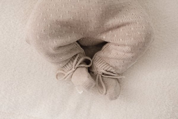 Knitted One-Piece Soft Beige | Newborn Naturals