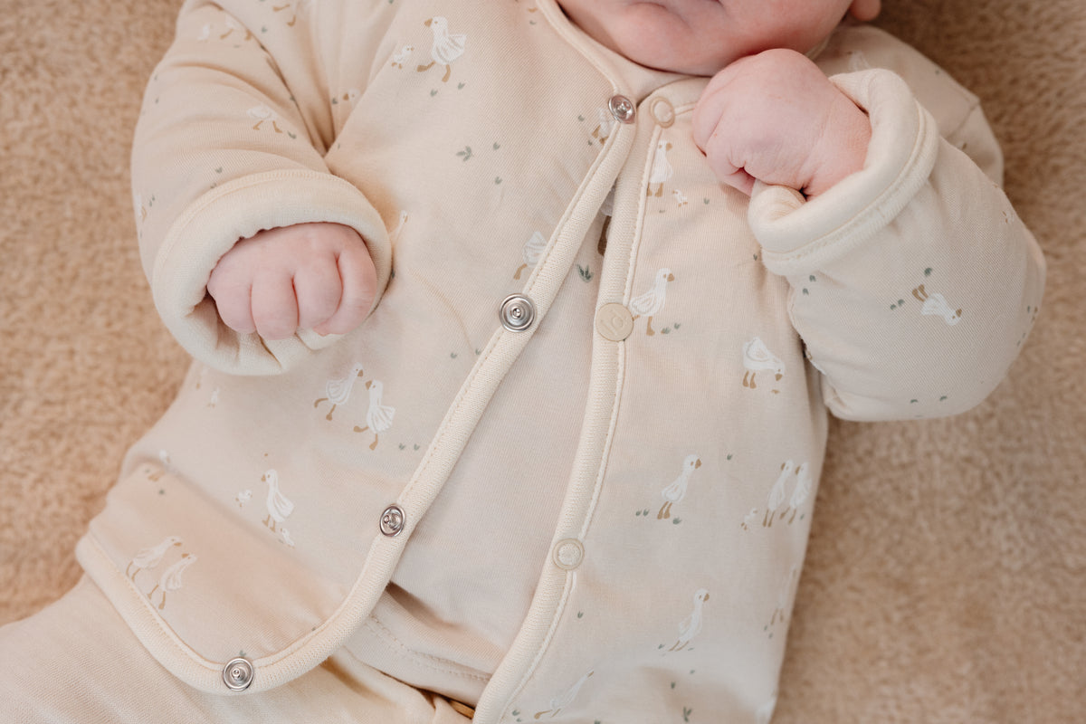 Reversible Cardigan Little Goose | Newborn Naturals