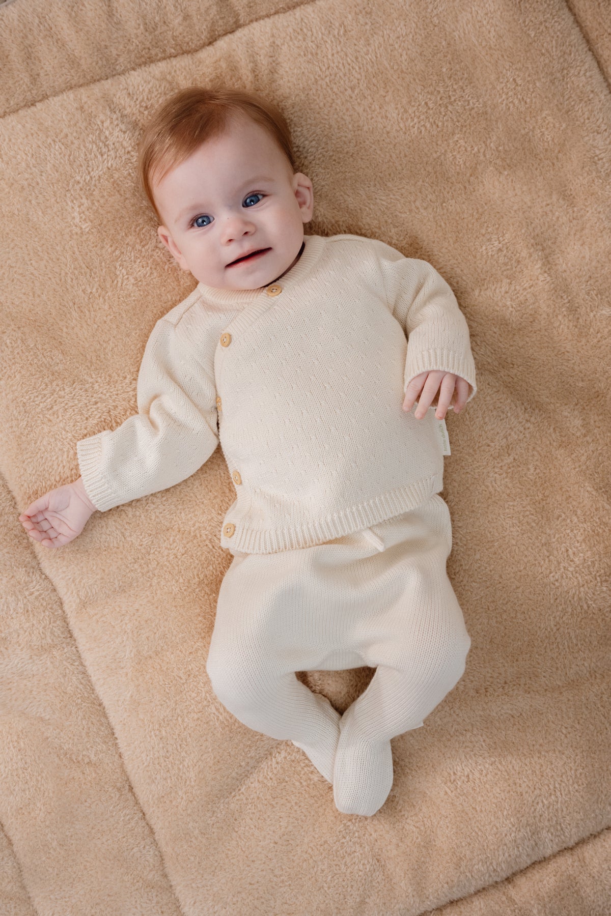 Knitted Trousers Off White | Newborn Naturals