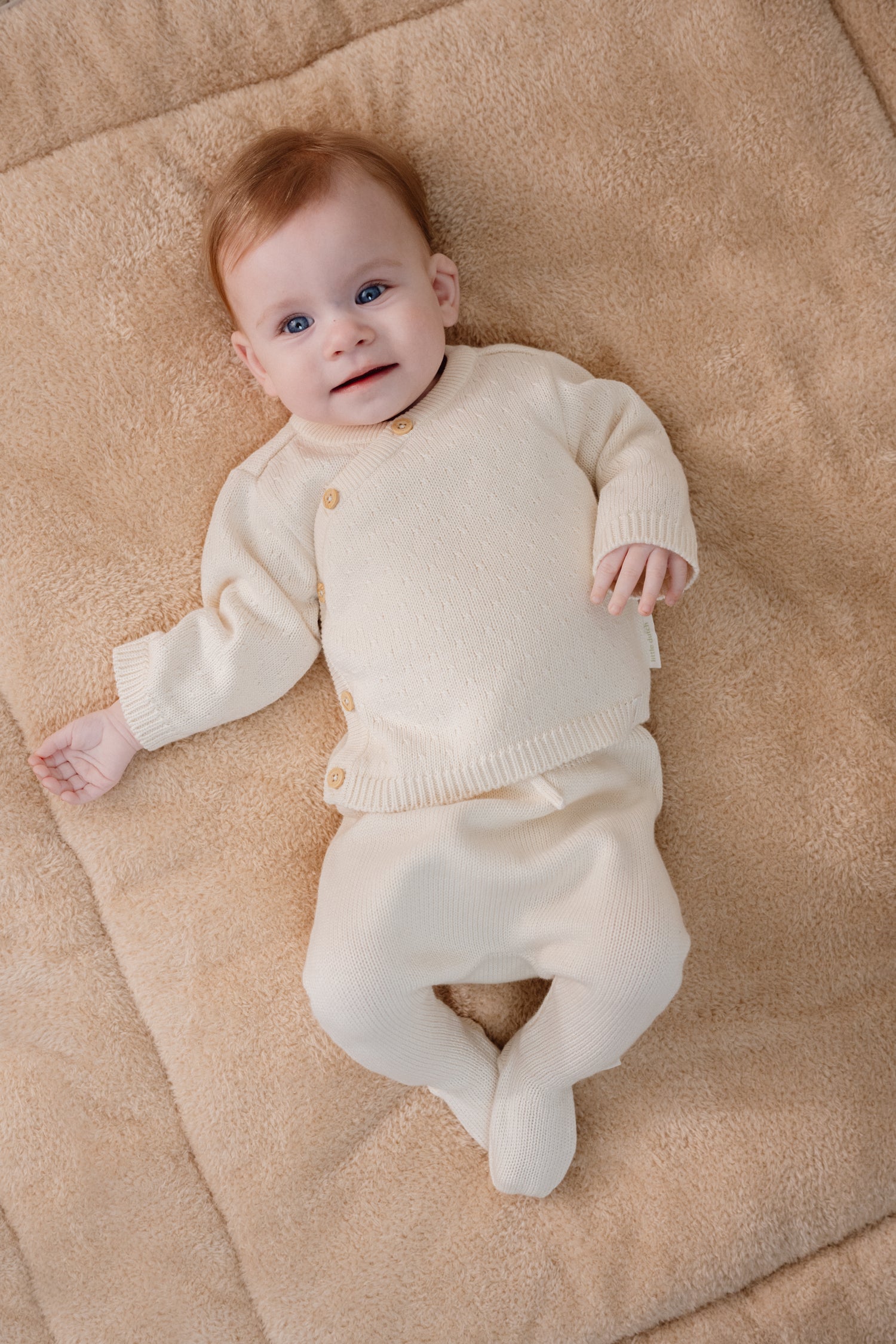 Knitted Trousers Off White | Newborn Naturals