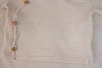 T-Shirt Wrap Long Sleeve Creme | Newborn Naturals