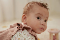 Knitted One-Piece Suit - Fairy Pink