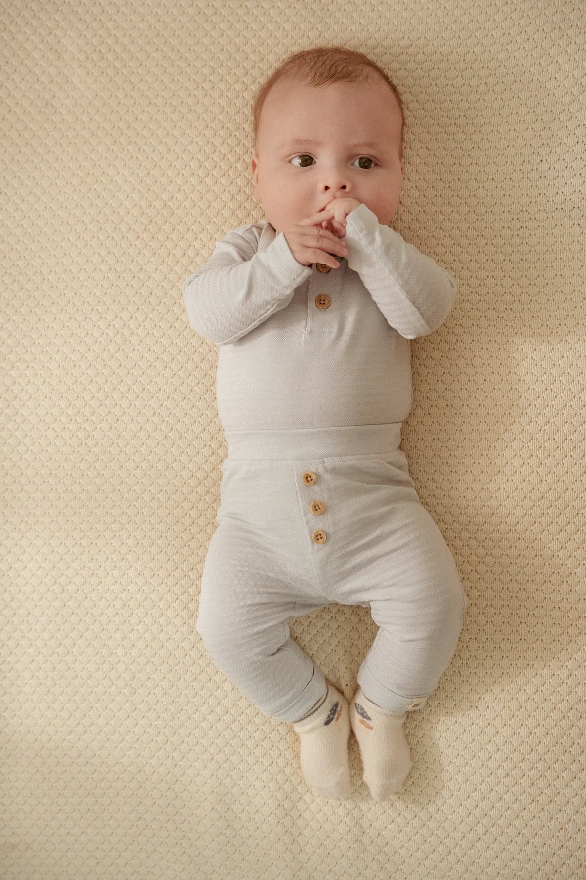 Bodysuit Long Sleeve - Baby Blue