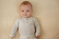 Bodysuit Long Sleeve - Baby Blue