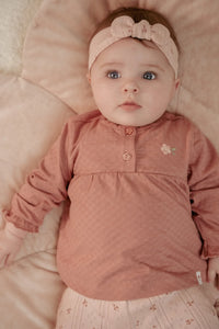 T-Shirt Long Sleeve - Pink Blush