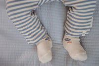 Trousers - Stone Blue Stripe