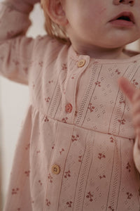 Dress Long Sleeves - Fairy Flowers