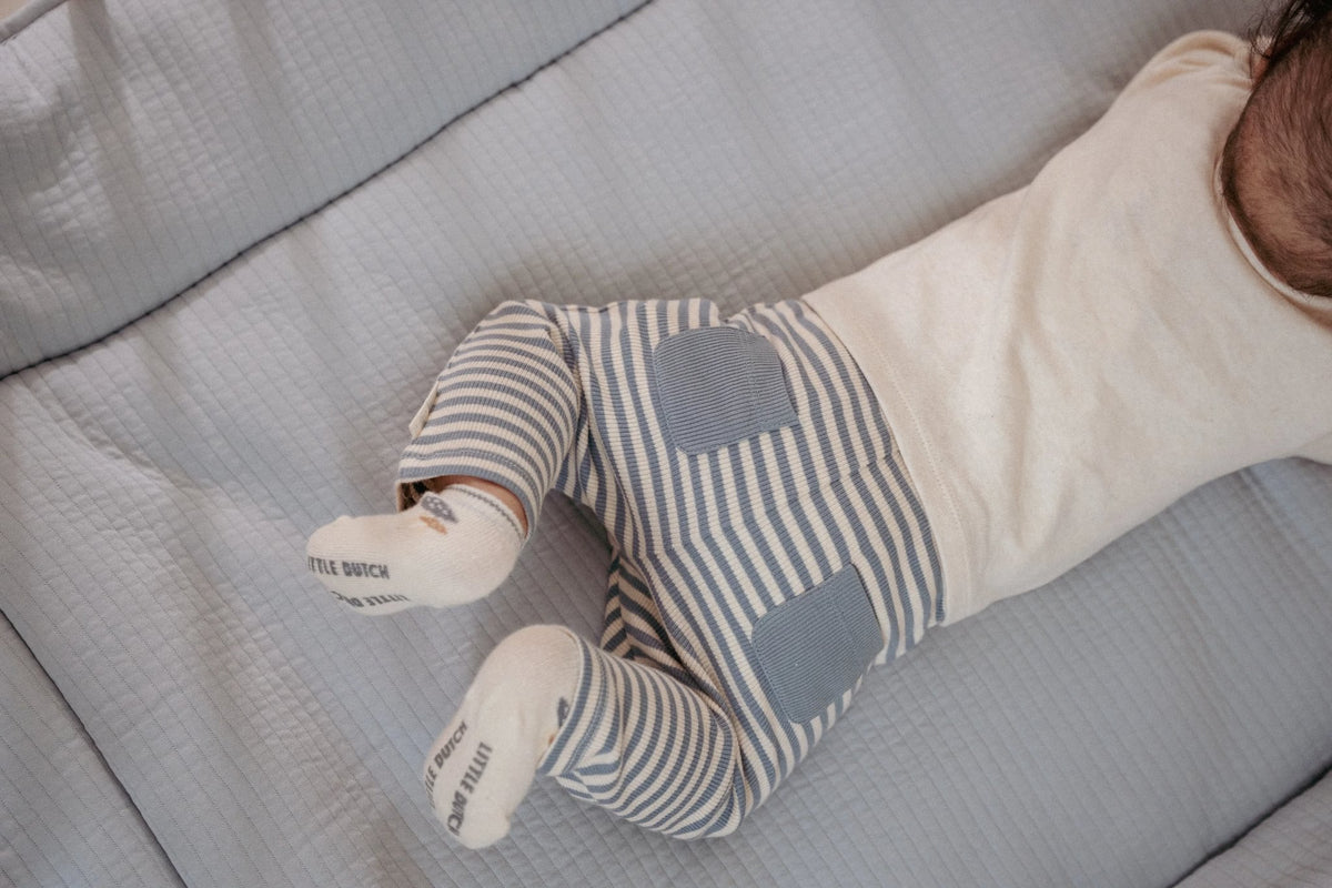 Trousers - Stone Blue Stripe