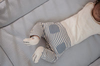 Trousers - Stone Blue Stripe